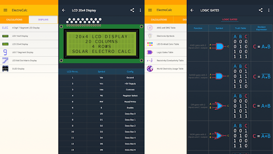 ElectroCalc - Electronics Screenshot