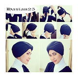 Hijab tutorial step by Step icon