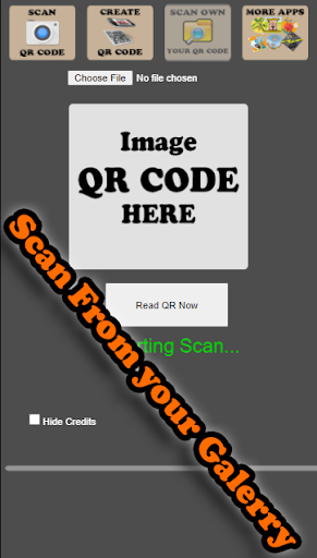 Android application QR CODE - Simple way screenshort