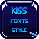 Kiss font Style icon