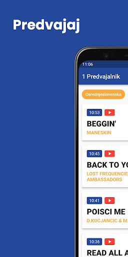 Android application 1 Predvajalnik | Radio 1 screenshort
