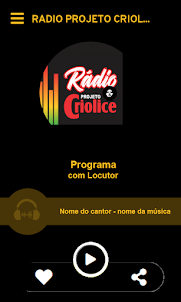 Rádio Projeto Criolice