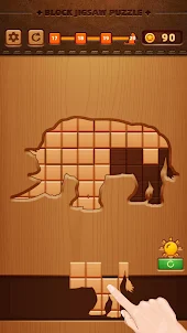 Block Jigsaw Puzzle: Wood Game