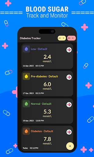 Diabetes App : Blood Sugar App Screen 3