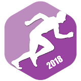 Pedometer 2018: Step Counter & Heart Rate Monitor icon