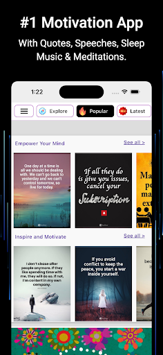 Screenshot of Motivational Quotes - Daily