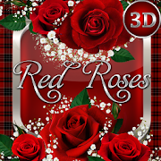 Red Roses 3D Next Launcher theme