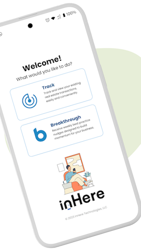 Android application inHere screenshort