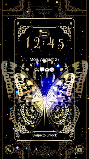 Butterfly Gold Tarot-Wallpaper Screen 2