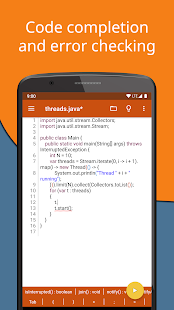 Jvdroid Pro - IDE for Java Bildschirmfoto