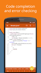 Jvdroid Pro - IDE for Java Captura de pantalla