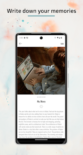 Max Diary Screen 2