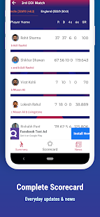 Live cricket Score - T20 Fixtures & Info 2.0.2 APK screenshots 10
