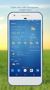 Weather & Clock Widget Plus Ekran görüntüsü