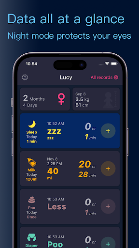 Screenshot of Baby Growth Recorder