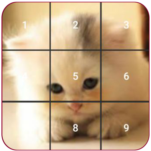 Cat puzzles Jigsaw, Slide 2048 logo