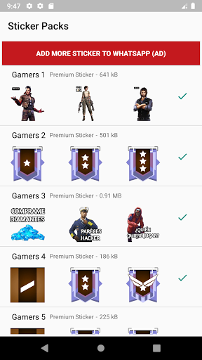 Latest FF Sticker 2021 forWAStickerApps