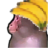 Monkey banana icon