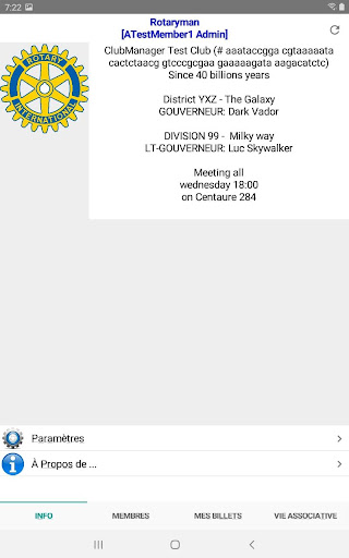 Android application Rotaryman screenshort