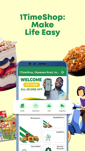 1TimeShop: All In One App Screen 2