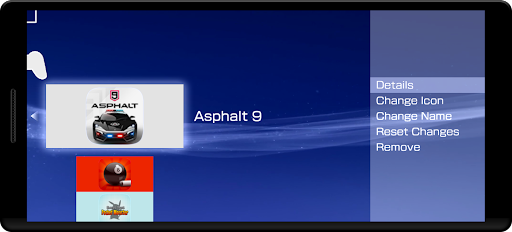 Android application PSP Simulator - Launcher screenshort