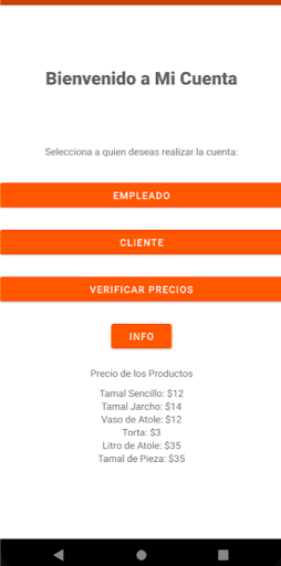 MiCuenta Screen 3