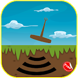 hand metal detector icon