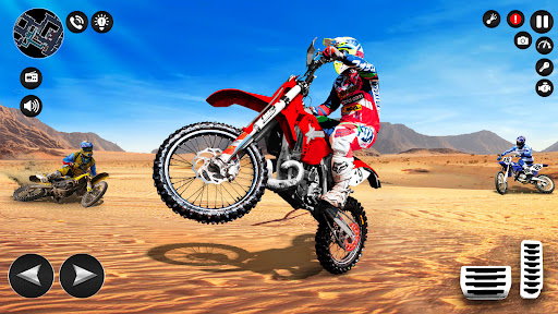 Android application Crazy Trial Bike Racing Games screenshort
