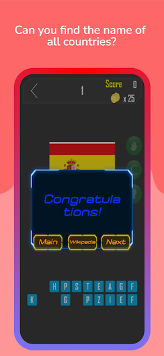Flag Finder Screen 2