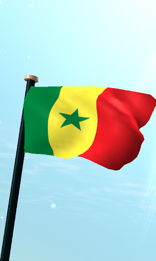 Android application Senegal Flag 3D Live Wallpaper screenshort