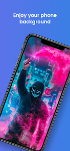 Captura de Pantalla 4 Wallcraft Cute Neon Wallpaper android