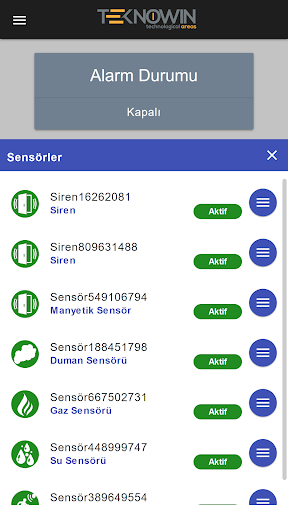 Teknowin Alarm Screen 3