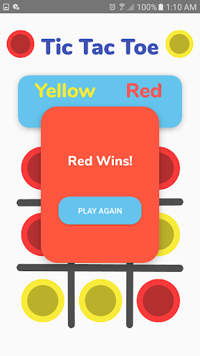 Tic Tac Toe Game Screen 2