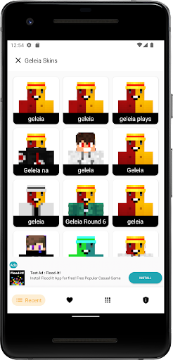 Android application Geleia Skins for Minecraft screenshort