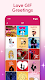 screenshot of Love GIF Greetings