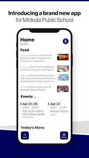 Android application Midkota Public School, ND screenshort