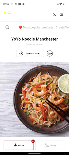 Android application YoYo Noodle Wilbraham Road screenshort