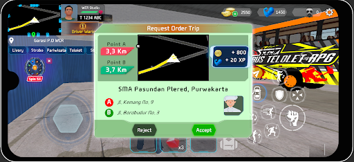 Bus Telolet RPG: Ojol Trip screenshots 2