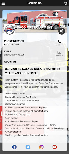 Daco Fire Equipment Screen 3