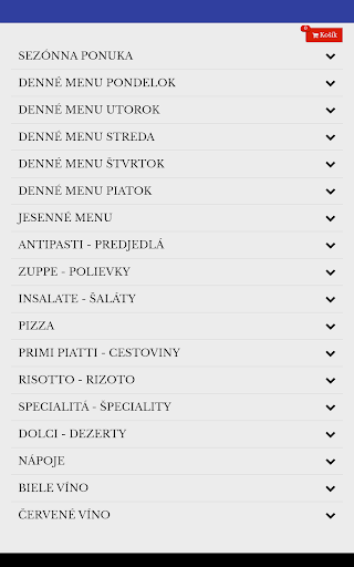 Reštaurácia Italiana Screen 3