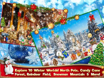 Hidden Object Christmas Celebration Holiday Puzzle