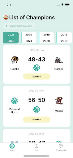 List of Champions Screen 2