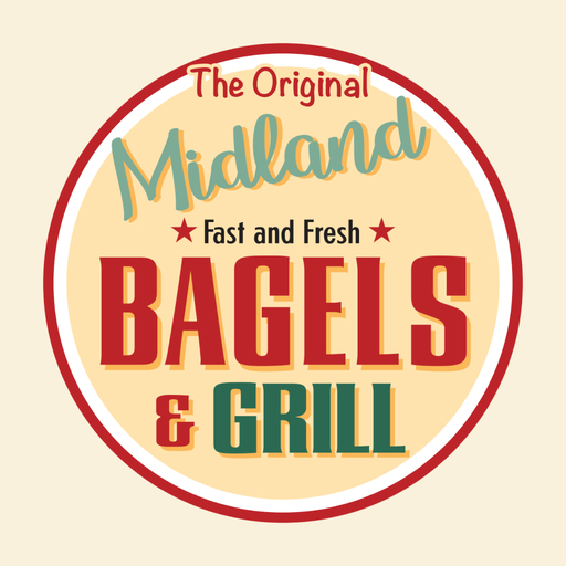Midland Bagels & Grill logo