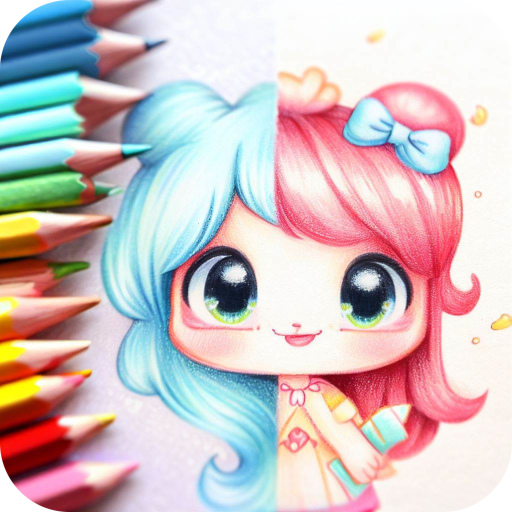 Rainbow Sparkle: Coloring Game