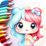 Rainbow Sparkle: Coloring Game
