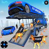 US Police Multi Level Transporter Truck Games icon