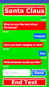 Screenshot 2 Call Santa Simulated Voicemail android