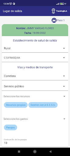 TrackingBJA Screen 2