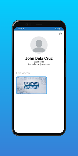 Android application MCGI TV screenshort