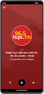 Rádio Tupi 1280AM, 96.5FM - RJ